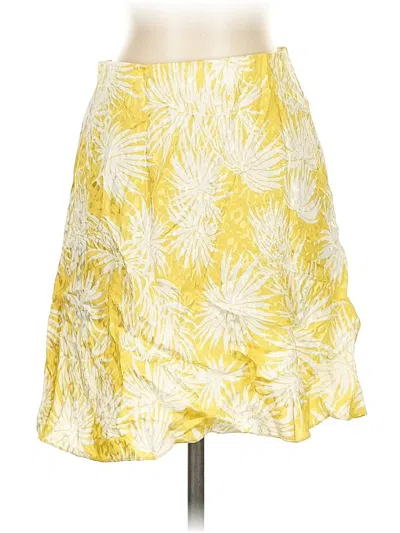 Pre-owned Rebecca Taylor Casual Skirt In Yellow