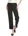 Rebecca Taylor Cavalry Wool-blend Twill Pant In Black