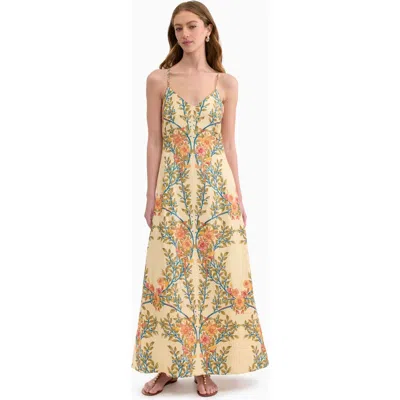 Rebecca Taylor Cleo Printed Dress In Multi