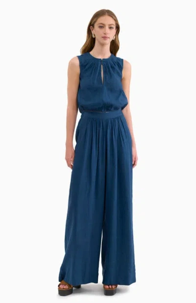 Rebecca Taylor Cleo Top In Blue