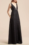 Rebecca Taylor Cloque Dress In Black