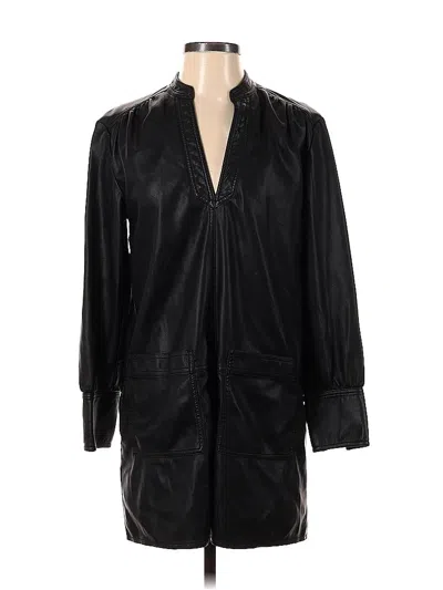 Pre-owned Rebecca Taylor Coat In Black