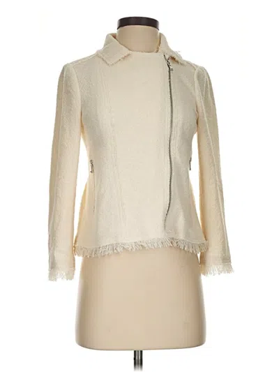 Pre-owned Rebecca Taylor Coat In Ivory