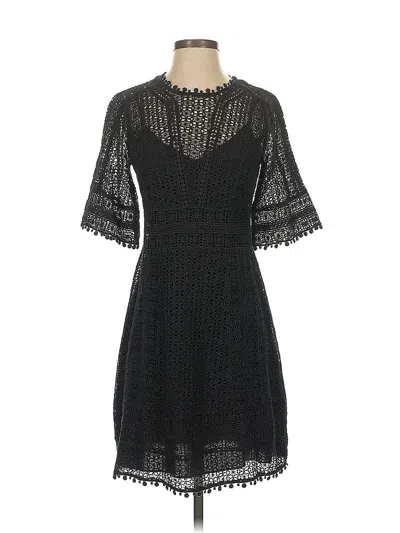 Pre-owned Rebecca Taylor Cocktail Dress In Black