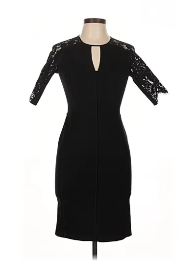 Pre-owned Rebecca Taylor Cocktail Dress In Black