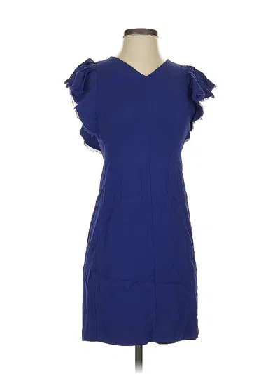 Pre-owned Rebecca Taylor Cocktail Dress In Blue