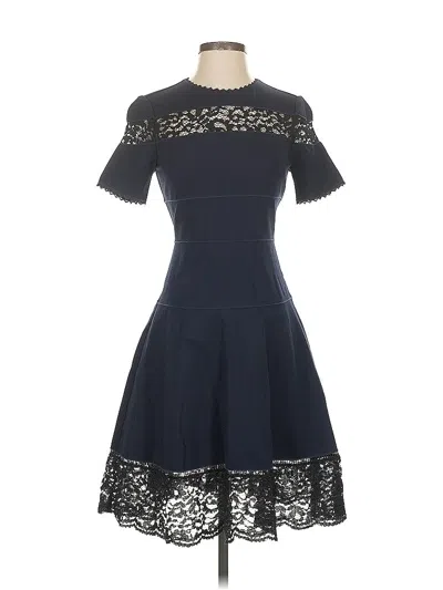 Pre-owned Rebecca Taylor Cocktail Dress In Blue
