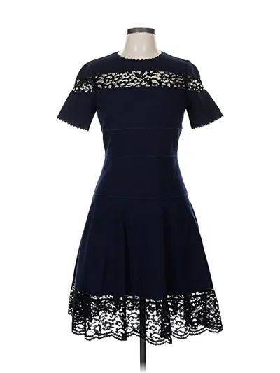 Pre-owned Rebecca Taylor Cocktail Dress In Blue