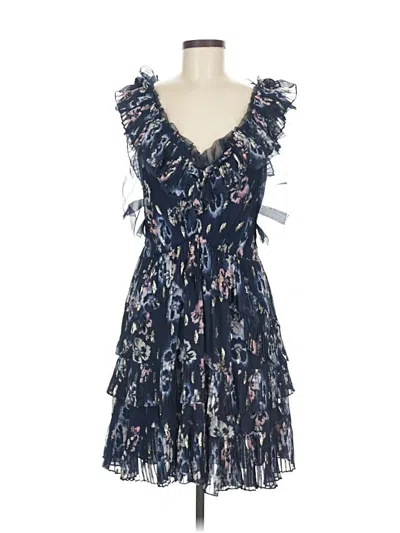 Pre-owned Rebecca Taylor Cocktail Dress In Blue