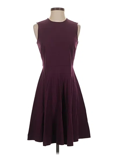 Pre-owned Rebecca Taylor Cocktail Dress In Burgundy