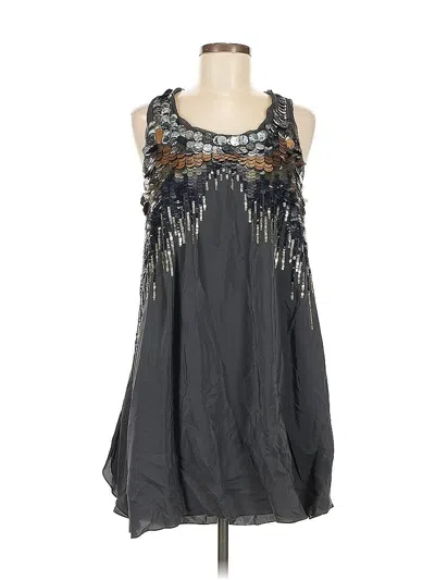 Pre-owned Rebecca Taylor Cocktail Dress In Gray