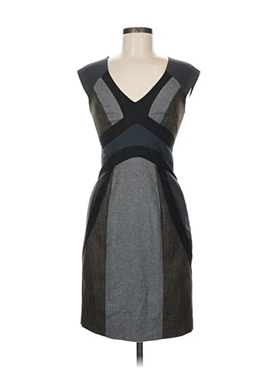 Pre-owned Rebecca Taylor Cocktail Dress In Gray