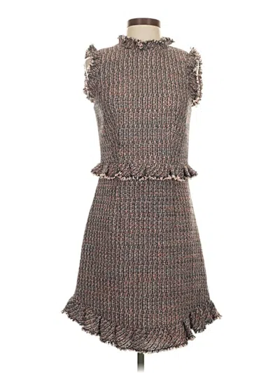 Pre-owned Rebecca Taylor Cocktail Dress In Gray