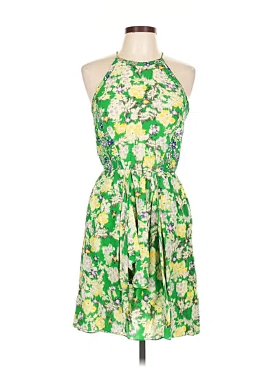 Pre-owned Rebecca Taylor Cocktail Dress In Green