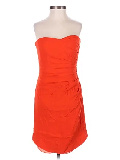 Pre-owned Rebecca Taylor Cocktail Dress In Orange