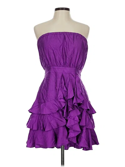 Pre-owned Rebecca Taylor Cocktail Dress In Purple