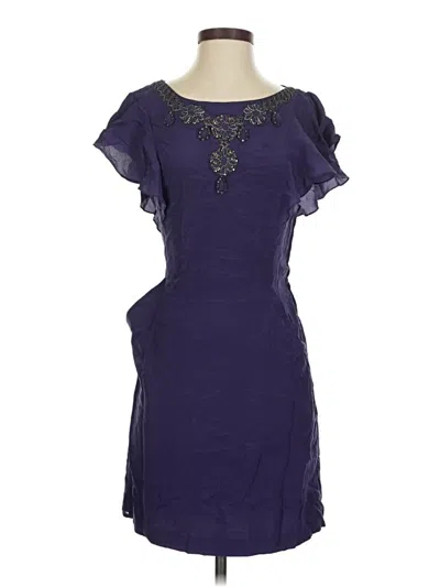 Pre-owned Rebecca Taylor Cocktail Dress In Purple