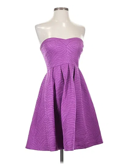 Pre-owned Rebecca Taylor Cocktail Dress In Purple