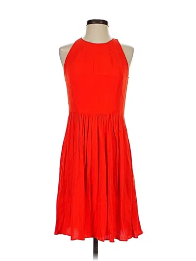 Pre-owned Rebecca Taylor Cocktail Dress In Red