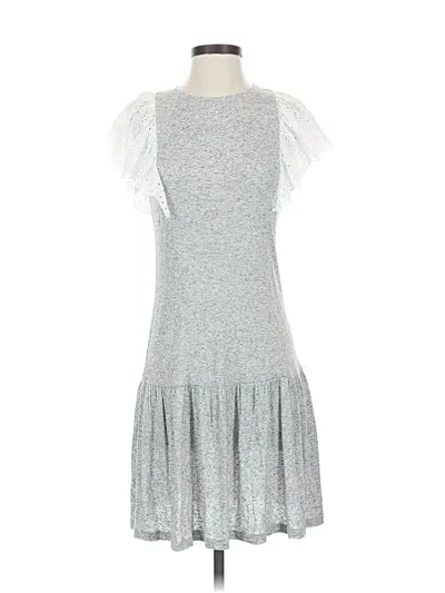 Pre-owned Rebecca Taylor Cocktail Dress In Silver