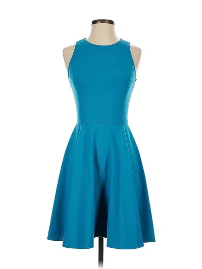 Pre-owned Rebecca Taylor Cocktail Dress In Teal