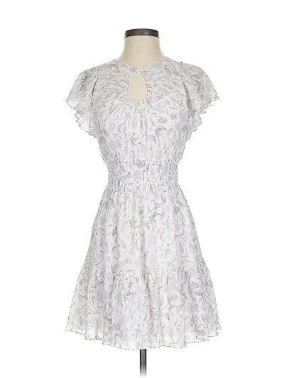 Pre-owned Rebecca Taylor Cocktail Dress In White