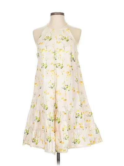 Pre-owned Rebecca Taylor Cocktail Dress In White