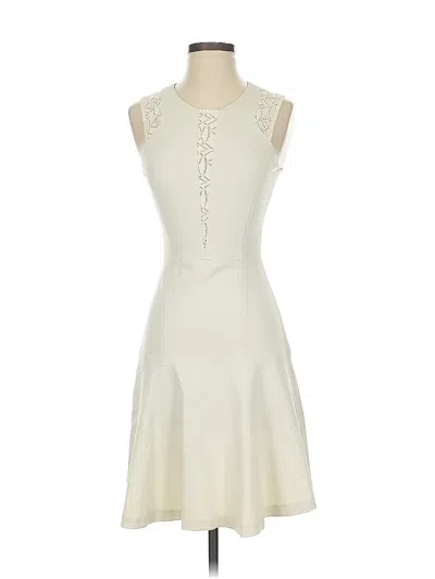 Pre-owned Rebecca Taylor Cocktail Dress In White