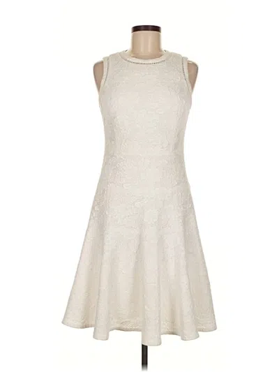 Pre-owned Rebecca Taylor Cocktail Dress In White