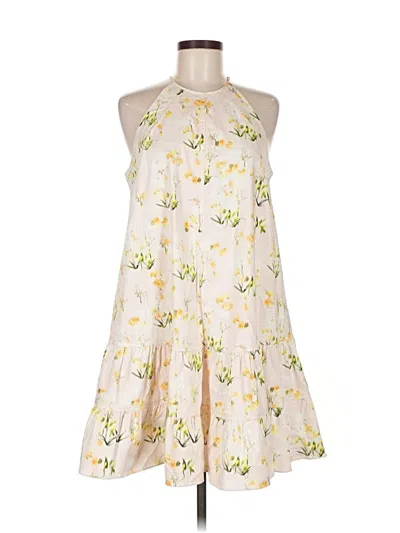 Pre-owned Rebecca Taylor Cocktail Dress In White