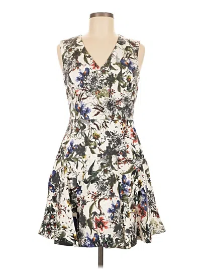 Pre-owned Rebecca Taylor Cocktail Dress In White