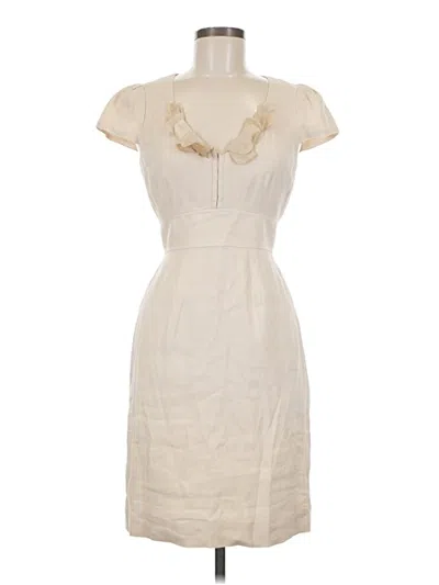 Pre-owned Rebecca Taylor Cocktail Dress In White