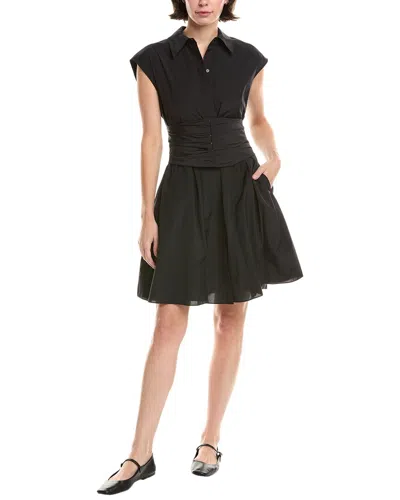 Rebecca Taylor Sleeveless Mini Dress In Black