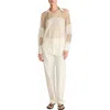 Rebecca Taylor Crepe De Chine And Lace Popover Blouse