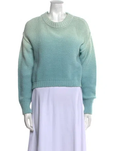 Pre-owned Rebecca Taylor Crew Neck Sweater In Blue