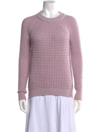 Pre-owned Rebecca Taylor Crew Neck Sweater In Pink