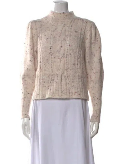 Pre-owned Rebecca Taylor Crew Neck Sweater In Pink