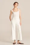 Rebecca Taylor Cropped Fit And Flare Pant In White