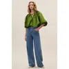 Rebecca Taylor Dax Denim Pant In Dax Wash In Blue