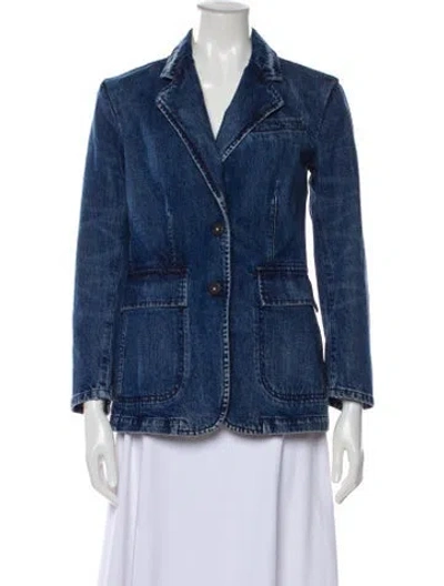 Pre-owned Rebecca Taylor Denim Jacket In Blue