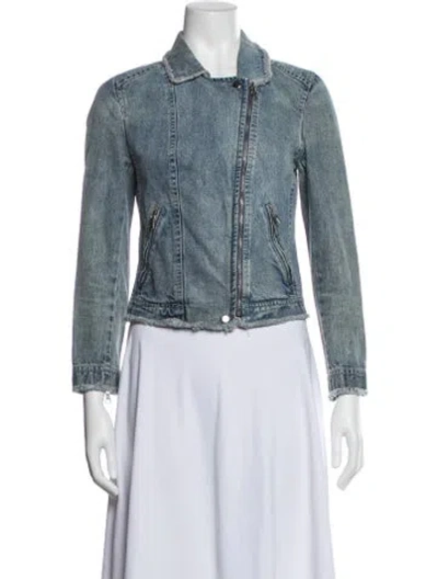 Pre-owned Rebecca Taylor Denim Jacket In Blue