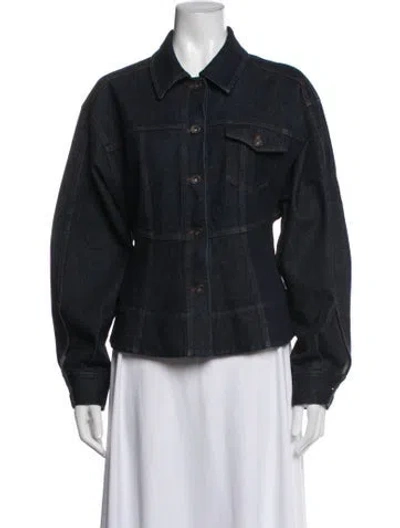 Pre-owned Rebecca Taylor Denim Jacket In Blue