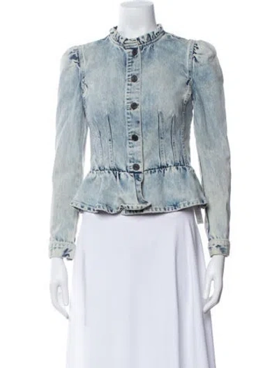 Pre-owned Rebecca Taylor Denim Jacket In Blue