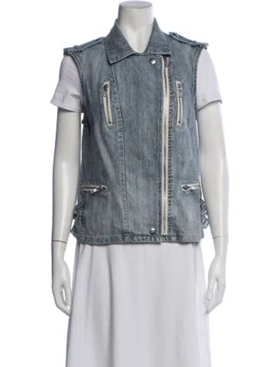 Pre-owned Rebecca Taylor Denim Jacket In Blue