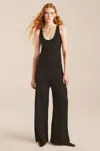 Rebecca Taylor Doily Jumpsuit In Black