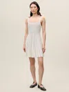 Rebecca Taylor Dorothy Knit Mini Dress In Ivory In White