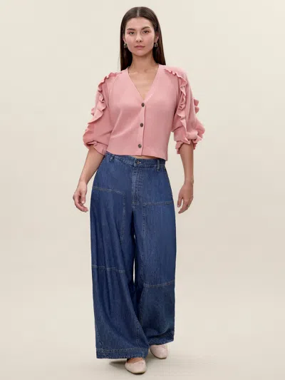 Rebecca Taylor Edith Denim Jean In Blue