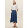 Rebecca Taylor Edith Denim Skirt In White