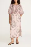 Rebecca Taylor Emblem Fleur Bubble Pencil Dress In Multi