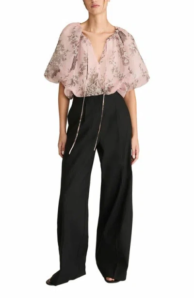 Rebecca Taylor Emblem Fleur Bubble Print Top